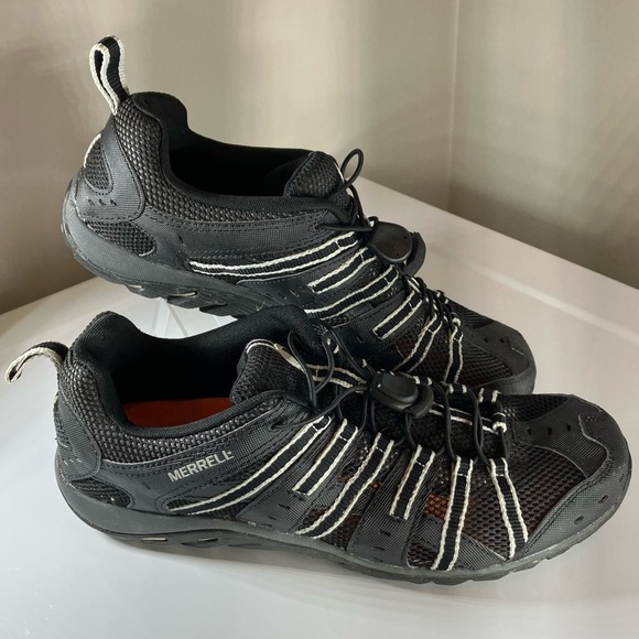 Merrell Other - MERRELL Mens Size 10 Mykos Stretch #J098854 Black Silver Preowned Gently
